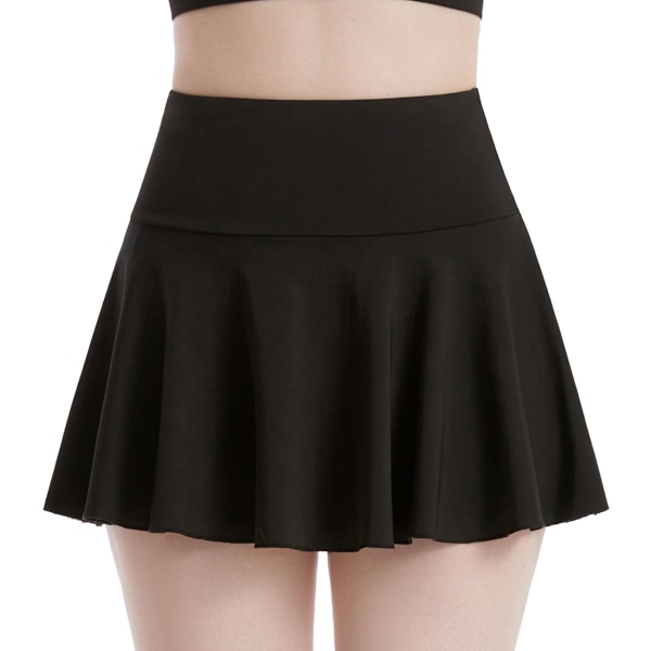 Yoga shorts, dameshorts, sidelommer med telefonlomme, høy midje, yoga fitness, treningsbukser, anti-eksponering, underdeler, svart (XL) Size XL