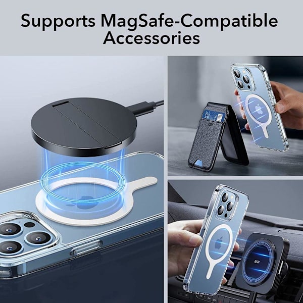ESR 2-PAK Universaali Magneettinen MagSafe-rengas Valkoinen