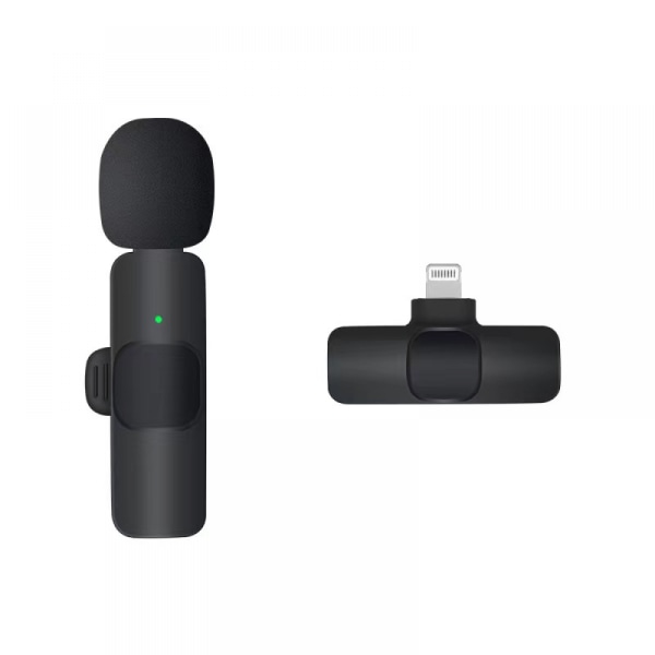 Lavalier trådløs mikrofon til iPhone/iPad/Android/laptop, YouTube, Vlog1 mikrofon iphone