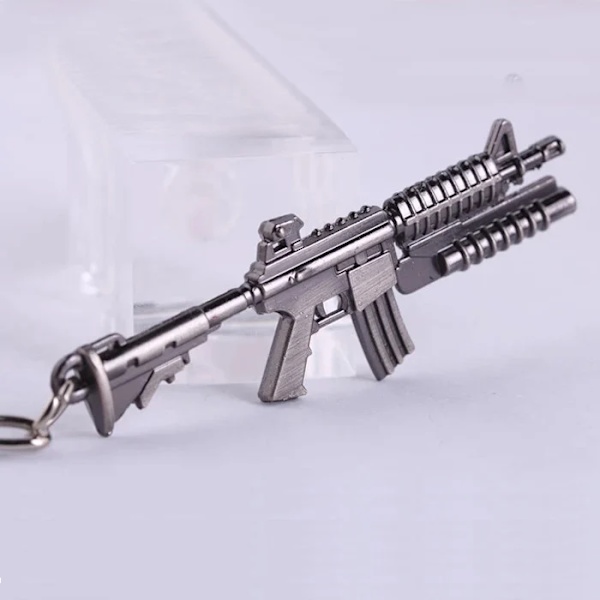 Nyhet Counter Strike Pistol Ak47 Nyckelring Herrar Prydnad Awp Gevär Sniper Cs Go Sabel Herrväska Bilnyckelring Smycken Souvenirer 1