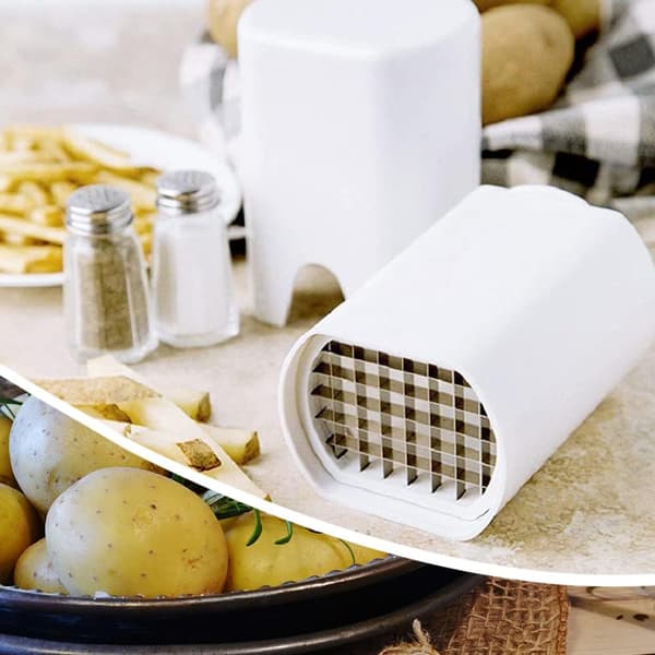 Vegetabiliska Chipskutter i Rostfritt Stål Potatischipskutter Enkel Fransk Friterskutter