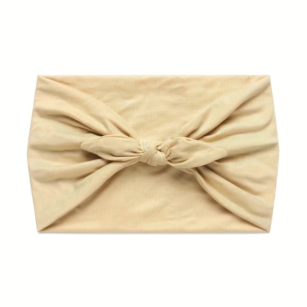 Elegant tørklæde til kvinder - Hårindpakning i sort, beige, brun, grå, hverdags tilbehør White