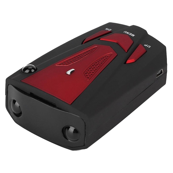 16 taajuuskaistan 360 asteen V7 GPS auton nopeusturvallisuus äänivaroitus lasertutkan ilmaisin (punainen)