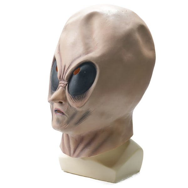 Halloween Alien Maske Skummel Store Øyne Full Head Maske for Fest