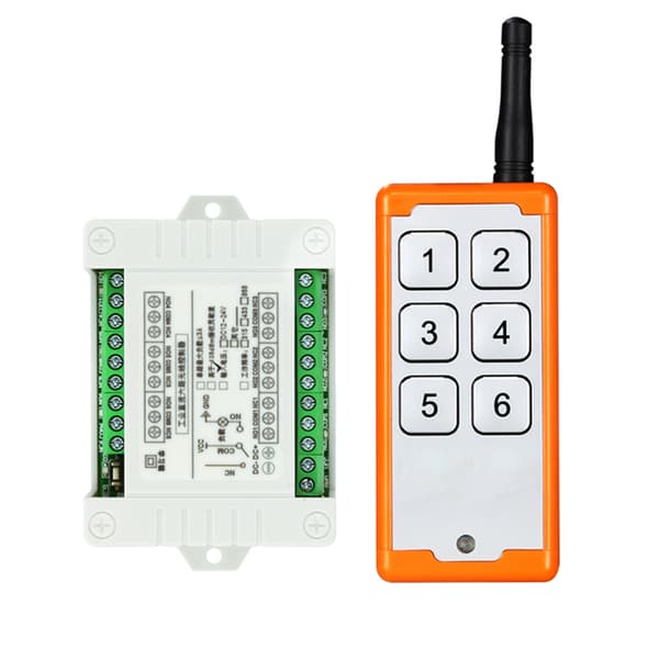 Wireless Remote Control, 1000M Long Distance, for DC 12V/24V Relay RF Remote Control for Garage/Gate/Motor/Li