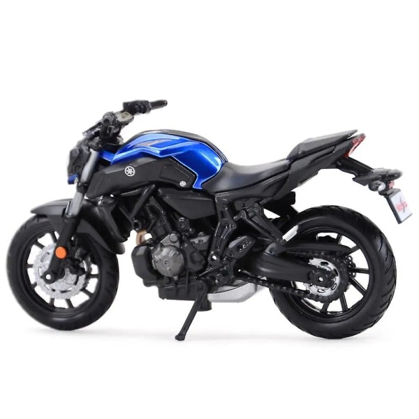 Maisto 1:18 2018 Yamaha Mt07 Staattinen painevalettu ajoneuvokeräilyharrastusmoottoripyörämallilelut