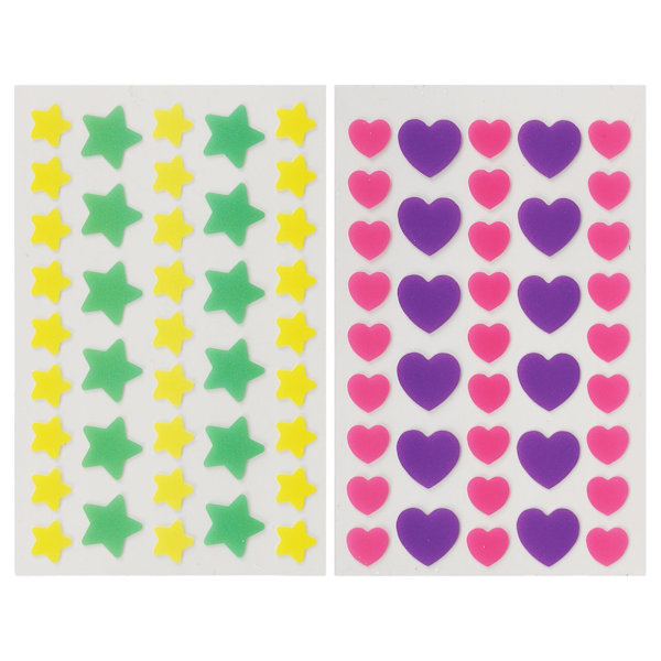 156 stk. Hydrocolloid Pimples Healing Patches Hjerte- og Stjerneformet Forhindrer Betændelse Pimples Dæk Stickers