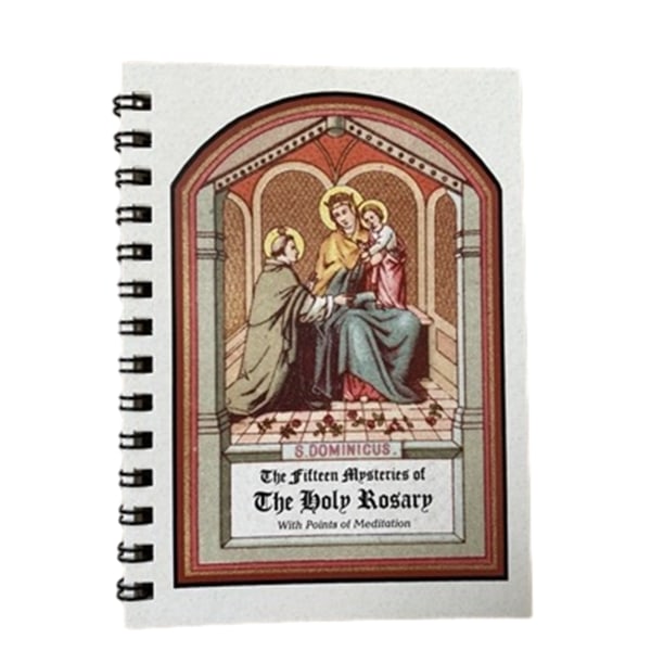 Bärbar fickstorlek Rosenkrans Meditationsböcker Traditionella katolska bönböcker för hem/resor Small