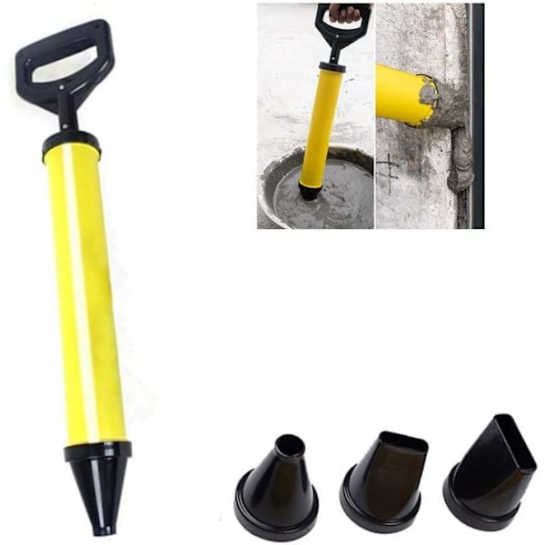 Pointer grout gun, mortar and grout grout gun with mortar pump and 4 nozzles