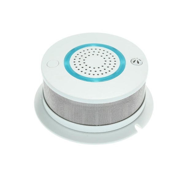 Smart Wifi + App Brand Røg- og temperatursensor Smart 2 i 1 trådløs røgtemperaturdetektor Alarm App Fjernbetjening Hjemmesikkerhed Alarmsystem