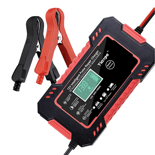 Bilbatteri Oplader Starter Batteri Booster Opbevaring Batteri Oplader 12v/24v Batteri Oplader 12V/24V Smart Batteri Oplader Automatisk Opladning Puls