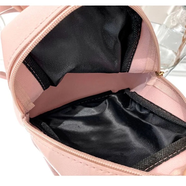 Mini pieni reppu naisten olkalaukku MUSTA black