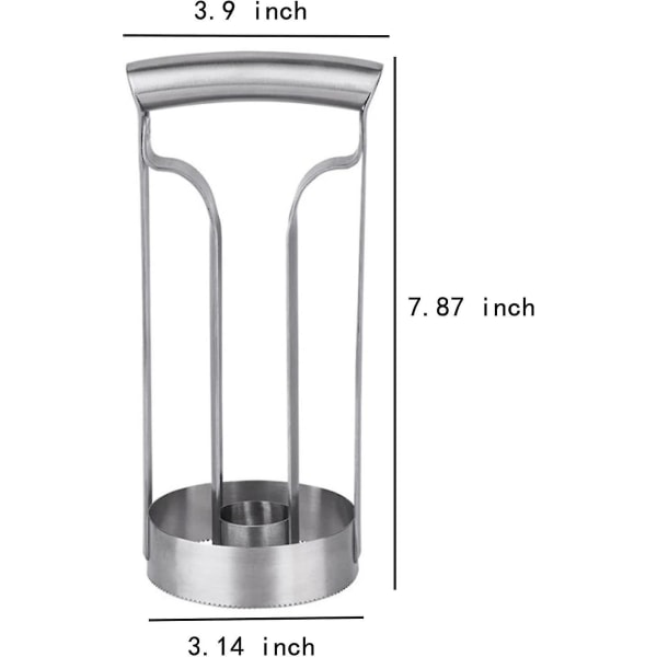 Rustfrit Ananas Cutter Corer