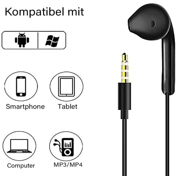 In-ear kuulokkeet, Samsung Huawei MP3-soittimille, tableteille ja kannettaville tietokoneille