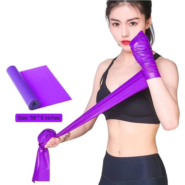 Motståndsband, professionella latex elastiska träningsband Långa stretchband