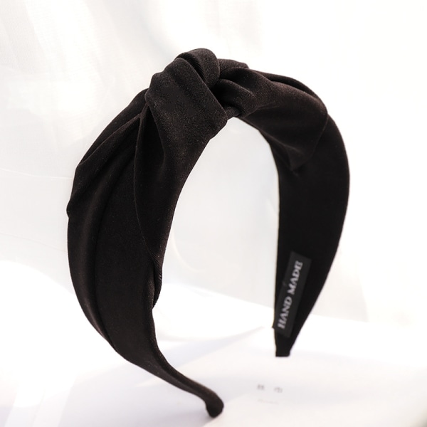 knitted Cross Wide Edge Warm Headband Simple And Sweet Headdress 1Pcs