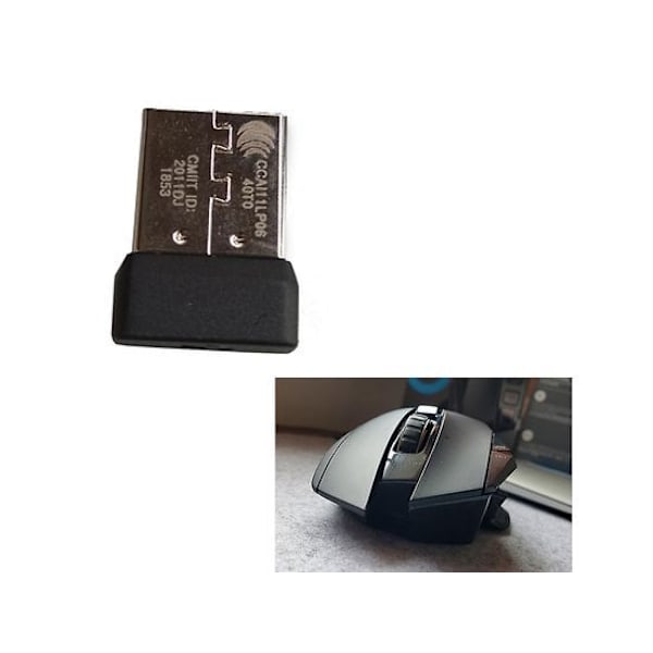 USB-adapter för Logitech G502 Lightspeed trådlös musmottagare