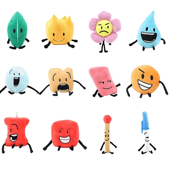 Battle For Dream Island Pehmolelu, Bfdi Pehmolelu Eläimet Täytetyt Lelut Lapsille Pojat Tytöt Syntymäpäivä Style 4