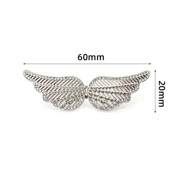 2 KPL Housujen Vyötärön Solkineulat HOPEA ENKELIN SIIVET ENKELI hopea_xx silver Angel Wings-Angel Wings