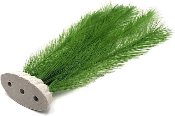 Ceramic Base Non-Toxic Aquarium Silk Plants, Plastic Aquarium Plants For A Safe And Realistic Underwater Landscape