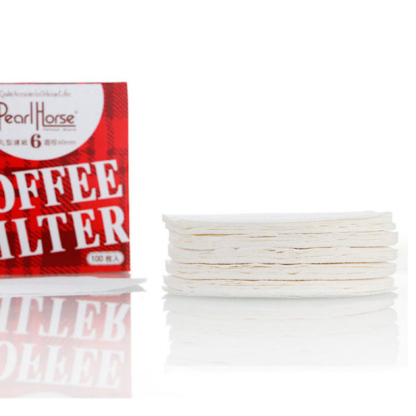 100 stk Runde Kaffeefilterpapir Moka Pot Kaffeemaskine Filter 60mm
