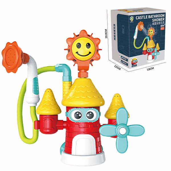 Babybadeleke, elektrisk giraffdusjhode for barn, Dinosaur Shower Head