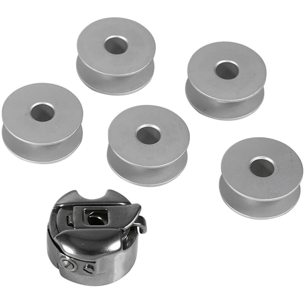 17 Set Universal Industriell Platt Sömnadsmaskin Delar Pressarfot Tillbehör Väska