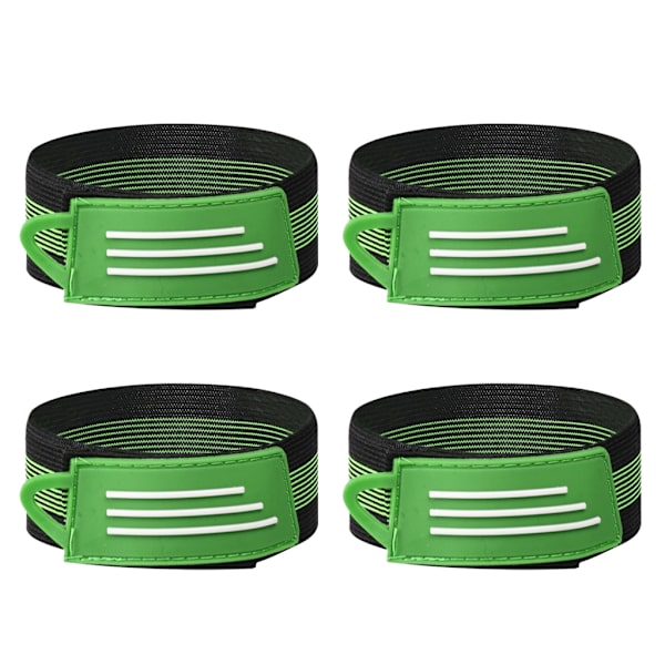 4 st Cykel Ankel Ben Byxor Byxor Rem Klipp Rem Cykling Ankel Rem för Jogging, Cykling, Klättring, Camping Green 0.05