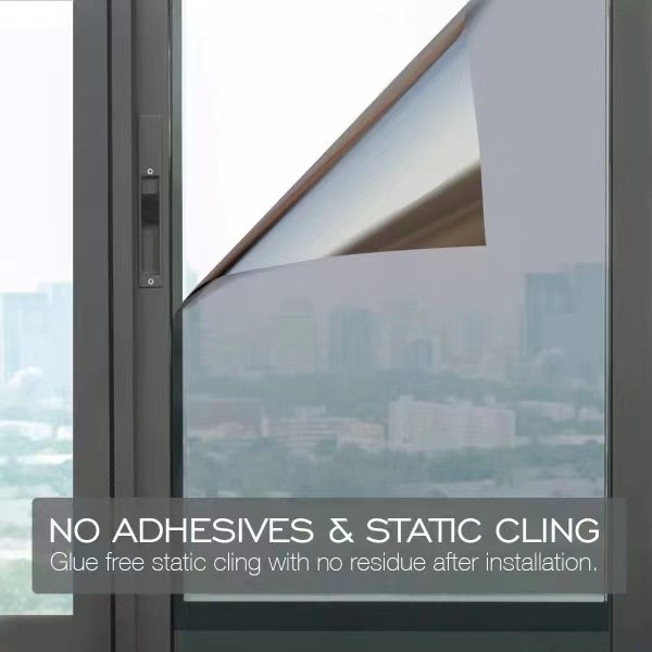 Enveis speil vindusfilm solblokkerende glassklistremerke - Salg - Blå-Sølv Blue-silver 40x300 cm