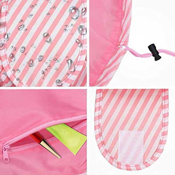 Lazy Snøre-Snor Flat Lay Makeup Taske Bærbar Stor Rejse Makeup Kosmetik Taske Opbevaring Organiser Lipstick