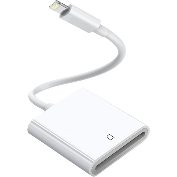 SD-kortläsare för iPhone/iPad, Lightning till SD-kortkamer läsare minneskortläsare spår