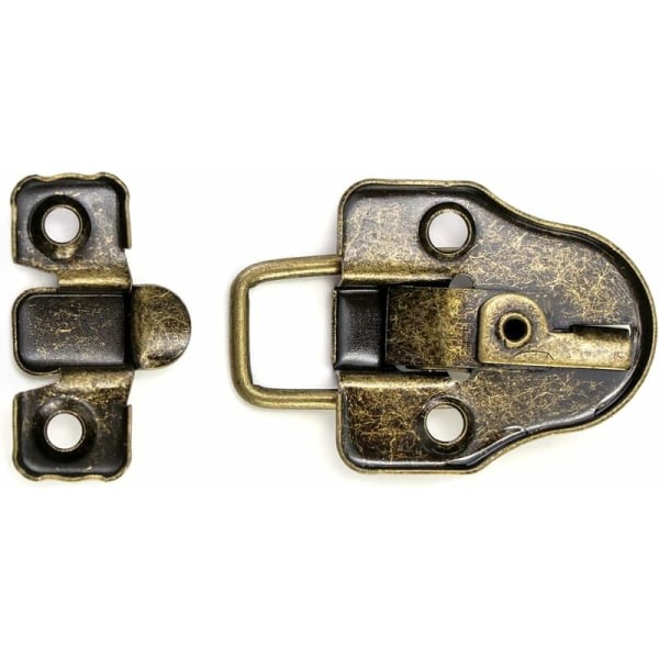 Retro Toggle Latch Lock, Antik Messing Lås til Smykkeæsker Gaveæsker Trææsker