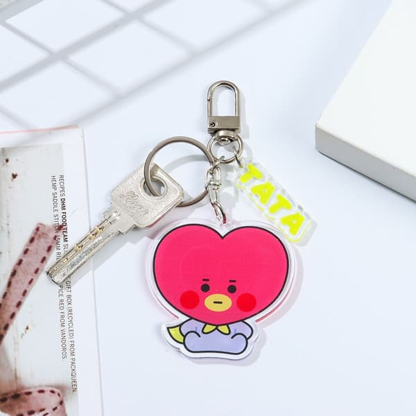 BTS Nøglering BT21 Nøglering - stock_xx