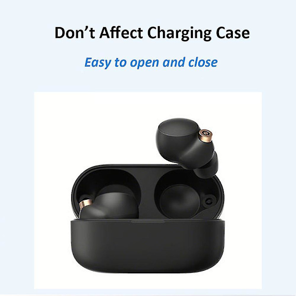 3 Par Memory Foam Ørepropper til Sony Wf-1000xm4 TWS Øretelefoner Støjreduktion Anti-slip Ørepropper til Wf1000xm3 Trådløse Hovedtelefoner Grå Grey S- 2 Pairs