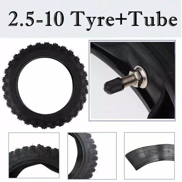 Rengas- ja sisärenkaat 2.50-10 2.50x10 CRF50 XR50 PW50 -malleille