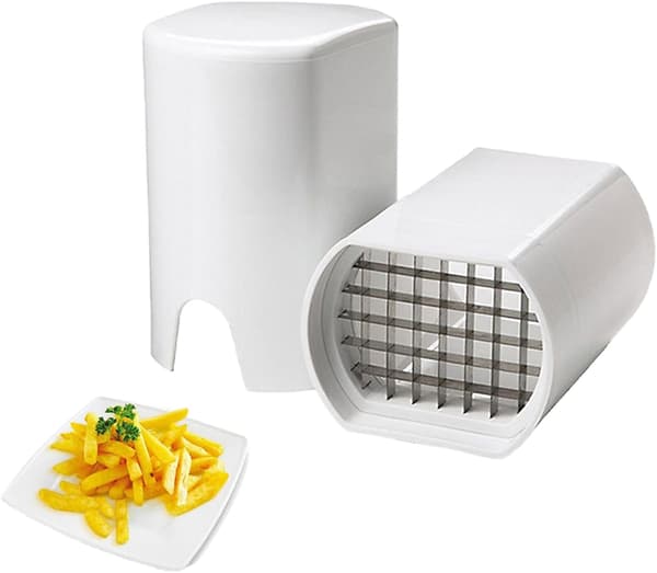 Vegetabiliska Chipskutter i Rostfritt Stål Potatischipskutter Enkel Fransk Friterskutter