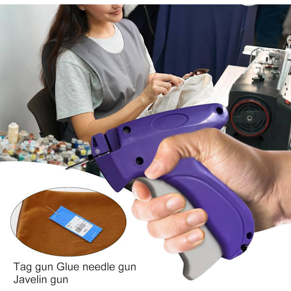 Hurtig Klær-Fikser | Rask Klær-Fiks Symaskin | Symaksin Consulbe Stitchy Hurtig Klær-Fikser G-un for Designer Skreddere blue