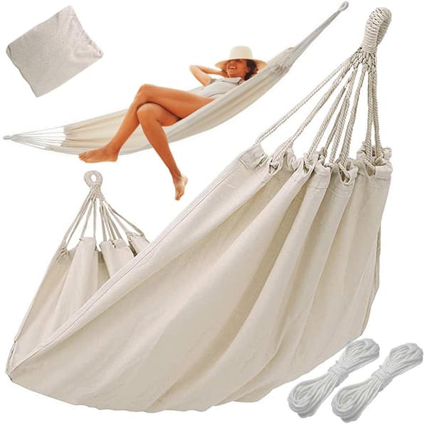 Large Hammock - 200cmx80cm - Cotton - Holds 200kg