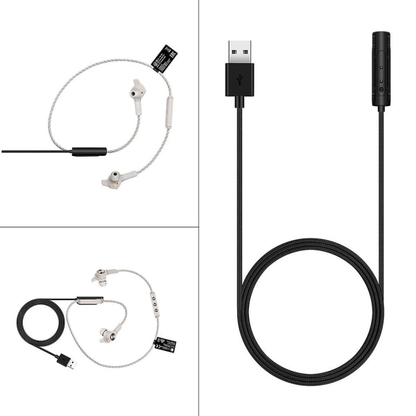 Kevyt USB-latauskaapeli Bang&olufsen Beoplay E6 -kuulokkeille Kannettava USB-latauskaapeli Tarvikkeet