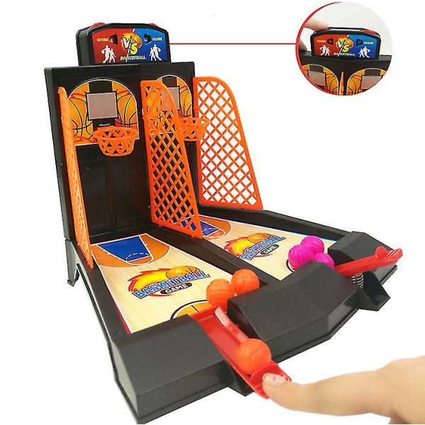 Mini Finger Shooting, 2-spiller Battle Table Desktop Basketball Games