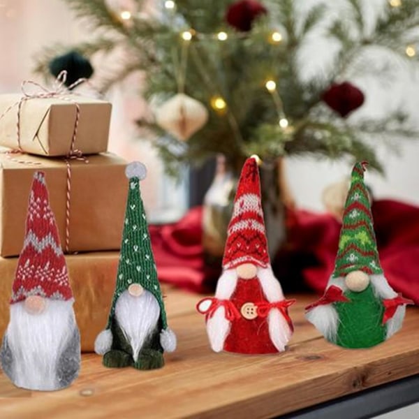 Adventskalender 2024, Julekalender med 24 Figurer, Bærbar Høytidsgave til Voksne, Barn og Venner 5 gnomes + 19 gadgets