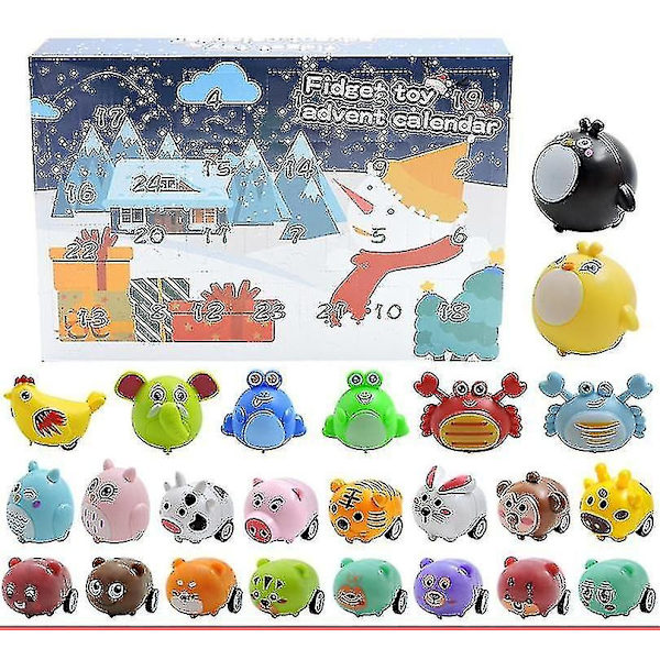Julekalender med Fidget Legetøj - Stressreducerende Fidget Legetøj i Blind Box til Børn 2