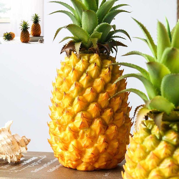 Kunstig ananas, realistisk kunstig frukt falsk ananas
