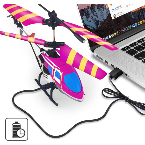 Fjernbetjeningshelikopter, RC flyvende legetøj, 3,5-kanals RC-helikopter med gyro