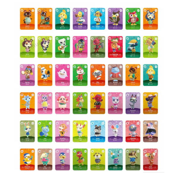 Animal Crossing Amiibo Serie 5 Kort 24ST 30*22MM 24ST 24PCS 30*22MM