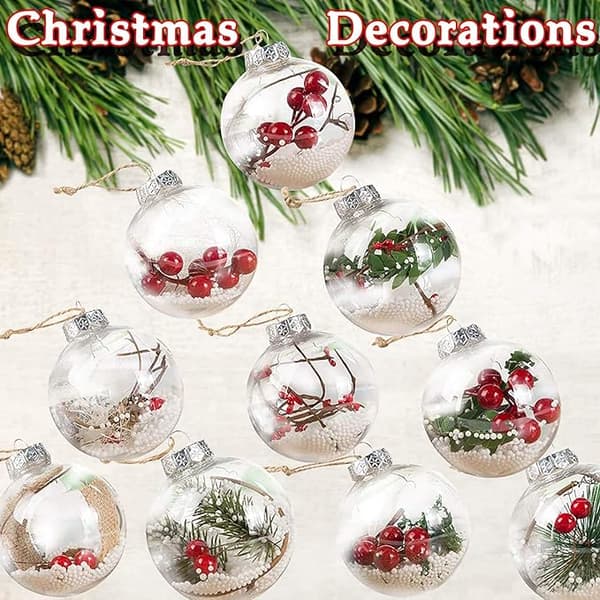 Clear Fillable Plastic Ball, Clear Fillable Ball, Transparent Chr