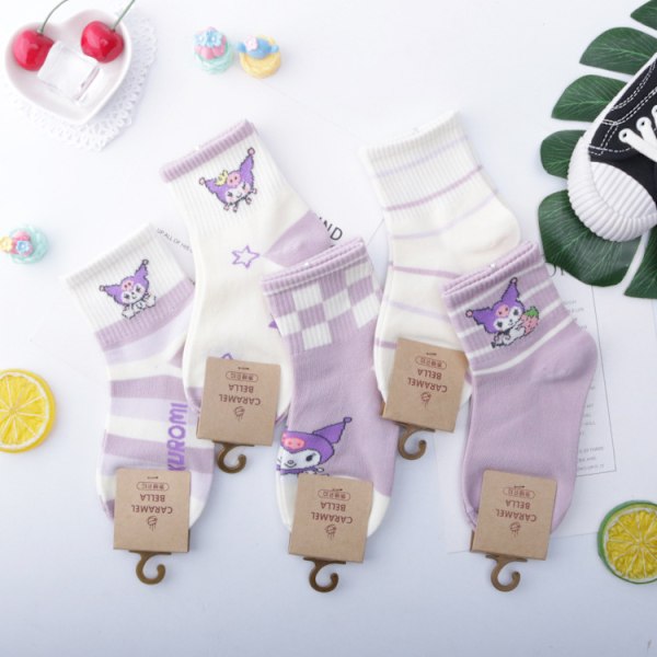 ##/10 par Kuromi barns strumpor 9-12 år##/