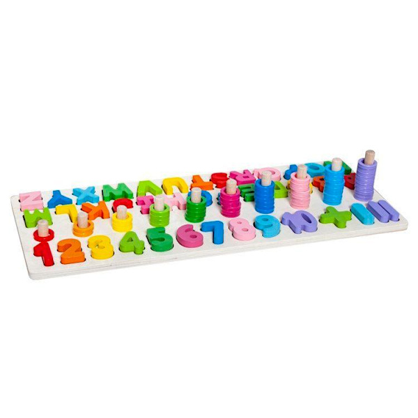 Learn the Alphabet / Cognitive Toy for Children - Educational multifärg multicolor