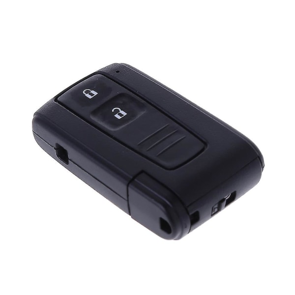 2 - knappars fjärrkontroll Smart case för Toyota Prius Corolla Verso Toy43 Oskuret blad--