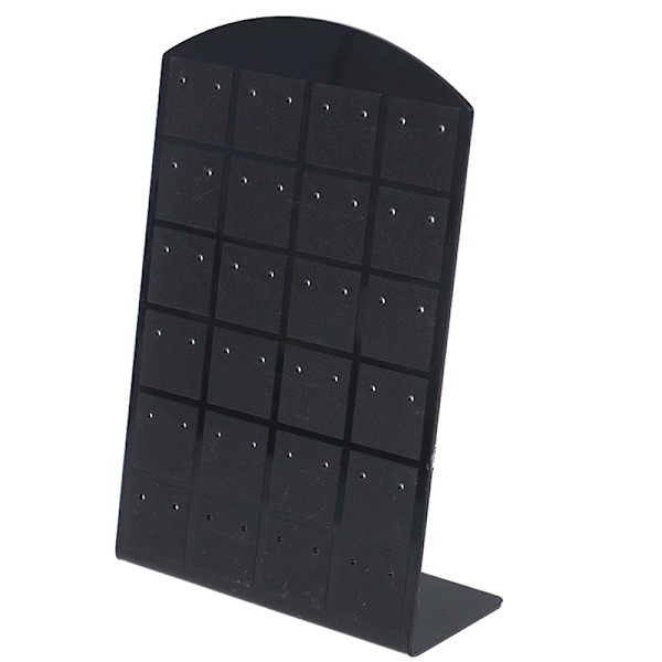 1 stk. 48-huls ørestikker-displaystativ eller praktisk smykkeholder Black